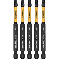 5-Piece FLEXTORQ&reg; Impact Screwdriving Bits, Torx, T-25, 1/4" Drive We Share Industrial Supply