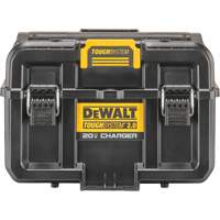 ToughSystem&reg; 2.0 20V Dual Port Charger, 14" x 15" x 9", Black/Yellow We Share Industrial Supply