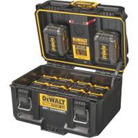 ToughSystem&reg; 2.0 20V Dual Port Charger, 14" x 15" x 9", Black/Yellow We Share Industrial Supply