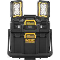 ToughSystem&reg; 2.0 Adjustable Work Light with Storage, 16" x 11" x 14", Black/Yellow We Share Industrial Supply