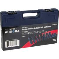 Jeu de douilles SAE, 19 Mcx, Chocs, Prise de 1/2", Profond We Share Industrial Supply
