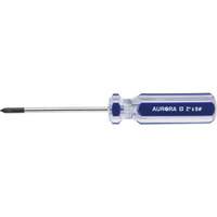 Tournevis Philips bleu transparent avec bandes, #0, Prise Plastique We Share Industrial Supply