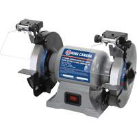 Bench Grinder with LED Lights, 6" Wheel Diameter, 3450 RPM We Share Industrial Supply
