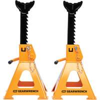 Ratcheting Jack Stand, Locking Pin, 3 tons Capacity, 11-3/4" - 17-1/2" H We Share Industrial Supply