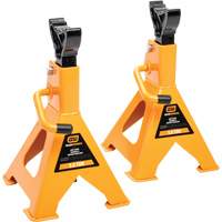 Ratcheting Jack Stand, Locking Pin, 3 tons Capacity, 11-3/4" - 17-1/2" H We Share Industrial Supply