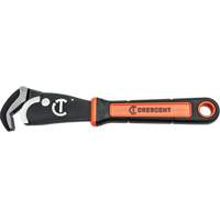 Self-Adjusting Dual Material Pipe Wrench, 1-1/2" Jaw Capacity, 12" Long, Black Oxide Finish, Cushion Handle We Share Industrial Supply