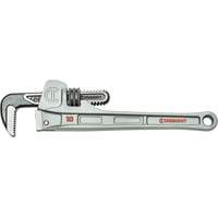 Slim Jaw Pipe Wrench, 1-9/10" Jaw Capacity, 10" Long, Powder Coated Finish, None Handle We Share Industrial Supply