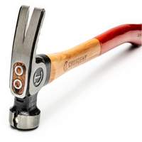 Milled-Face Framing Hammer, 22 oz., Wood Handle, 18" L We Share Industrial Supply