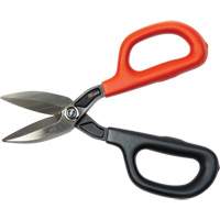 Cisaille de ferblantier droite, Longueur de coupe de 1-31/50", Coupe Droit We Share Industrial Supply