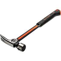 Milled-Face Framing Hammer, 28 oz., Solid Steel Handle, 16" L We Share Industrial Supply