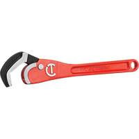Self-Adjusting Steel Pipe Wrench, 2-1/2" Jaw Capacity, 16" Long, Powder Coated Finish, Non-Ergonomic Handle We Share Industrial Supply