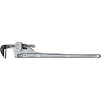 Pipe Wrench, 6" Jaw Capacity, 48" Long, Powder Coated Finish, Non-Ergonomic Handle We Share Industrial Supply
