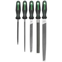 Jeu anniversaire de limes avec manches ergonomiques, 5 pi&egrave;ces We Share Industrial Supply