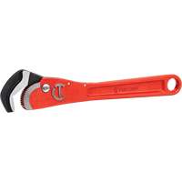 Self-Adjusting Pipe Wrench, 1-1/2" Jaw Capacity, 12" Long, Powder Coated Finish, Non-Ergonomic Handle We Share Industrial Supply