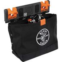 Module de poche pour quincaillerie avec crochet en S Bucket Work Centre, Nylon, 1 pochettes, Noir/Orange We Share Industrial Supply