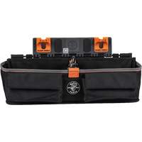 Module pour grande poche avec crochet en S Bucket Work Centre, Nylon, 3 pochettes, Noir/Orange We Share Industrial Supply