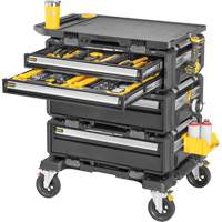 TOUGHSYSTEM&reg; 2.0 DXL 5-in-1 Modular Workstation, 34" x 25-4/5" x 39", Black/Yellow We Share Industrial Supply