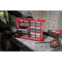Organisateur PACKOUT &agrave; bac inclinable, 15-1/5" x 19-7/10" x 6-7/10", Noir/Rouge We Share Industrial Supply