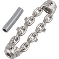 Chaîne de nettoyage de tuyaux de 2" pour c&acirc;ble de serpent &agrave; chaîne de 1/4" We Share Industrial Supply
