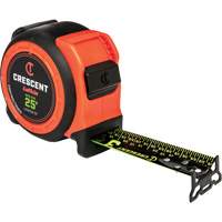  Ruban &agrave; mesurer CONTROLTOUCH NITE EYE, 1-3/16" x 25', Marques de goujon SAE We Share Industrial Supply