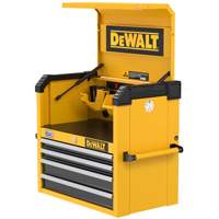 Heavy-Duty Tool Chest, 26" W, 4 Drawers, Yellow We Share Industrial Supply