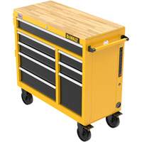 Heavy-Duty Mobile Workstation, 8 Drawers, 40" W x Yellow We Share Industrial Supply
