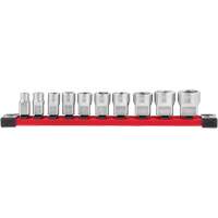 SAE Sockets with Four Flat Sides, 10 Pcs, 3/8" Drive Size We Share Industrial Supply