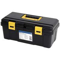 JPTB-19 Plastic Hand Tool Box, 19" W x 9" D x 8" H, Black We Share Industrial Supply