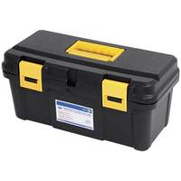JPTB-16 Plastic Hand Tool Box, 16" W x 8" D x 7-1/2" H, Black We Share Industrial Supply