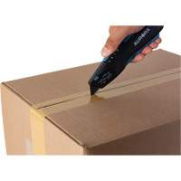 Retractable Safety Knife , Stainless Steel, Heavy-Duty, Plastic/Aluminum Handle We Share Industrial Supply