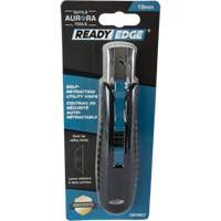 Standard-Duty Retractable Safety Knife, Stainless Steel, Rubber Handle We Share Industrial Supply