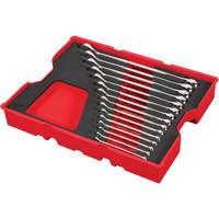 SAE Wrench Set with Tray for PACKOUT Drawers, Combination, 15 Pieces, Imperial We Share Industrial Supply