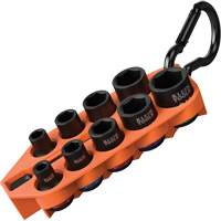 Jeu de douilles &agrave; chocs SAE pr&ecirc;t &agrave; emporter, 10 Mcx, Chocs, Prise de 3/8" We Share Industrial Supply