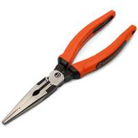 Z2 Long Nose Plier with Dual Material Grip Rawhide Handle, 8" L We Share Industrial Supply