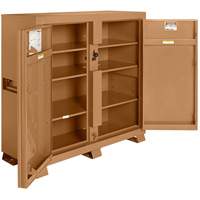Armoire de chantier mod&egrave;le 109 avec cadenas, Acier, 47,5 pi³, Havane We Share Industrial Supply