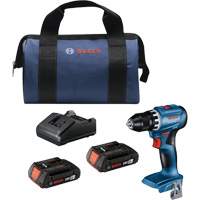 Trousse perceuse-visseuse compacte sans balais, Lithium-ion, 18 V, Mandrin 1/2", Couple 400 lb-po We Share Industrial Supply