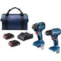 Ensemble de 2 outils, Lithium-ion, 18 V We Share Industrial Supply