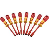 Metric Insulated Nut Driver Set, 1000 V, 8 Pcs We Share Industrial Supply