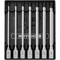 Long Metric Bit Socket Set, Hex, 3/8" Drive, 7 Pcs We Share Industrial Supply