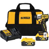 MAX* XR&reg; 3-Speed Impact Driver Kit, 1/4", 1825 in-lbs Max. Torque, 20 V, Lithium-Ion We Share Industrial Supply