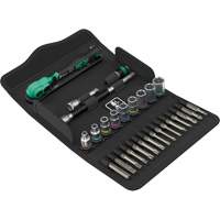 Jeu de cl&eacute; &agrave; cliquet SA 15 Zyklop Comfort avec levier dinversion, 28 Mcx, Prise de 1/4" We Share Industrial Supply