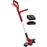 Cordless Telescopic String Trimmer with 2.5Ah Battery & Charger Starter Kit, 12", Battery Powered, 18 V We Share Industrial Supply