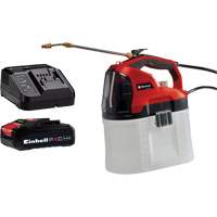 Pulv&eacute;risateur de produits chimiques sans fil 18V avec batterie 2,5 Ah et ensemble de d&eacute;part de chargeur, 253,6 oz (7,5 L) We Share Industrial Supply