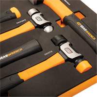 Jeu de marteaux mixtes dans un plateau de rangement en mousse, 5 morcea We Share Industrial Supply