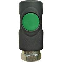Raccord rapide TOPQUIK S1 Ultraflo 7,8 mm, Composite en polyester/Acier inoxydable, 1/4", NPT femelle, 174 PSI We Share Industrial Supply