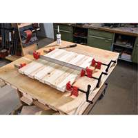 Heavy-Duty I-Beam Steel Bar Clamp, 36" (914.4 mm) Capacity, 2" (50.8 mm) Throat Depth We Share Industrial Supply