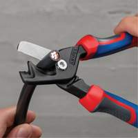 StepCut&reg; XL Cable Shears with KNIPEXTEND Handle, 9" We Share Industrial Supply