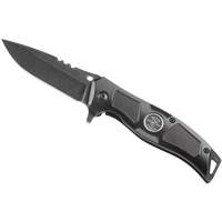 Electrician's Bearing-Assisted Open Pocket Knife, 2-95/100" Blade, Stainless Steel Blade, Aluminum Handle We Share Industrial Supply
