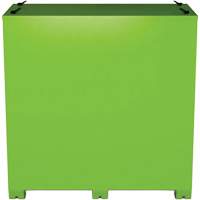 Armoire de rangement d'&eacute;PI sur place, Acier, Vert lime haute visibilit&eacute; We Share Industrial Supply