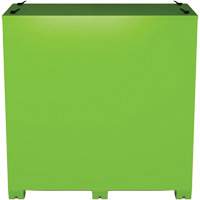 Armoire ventil&eacute;e pour le rangement d'&eacute;PI sur place, Acier, Vert lime haute visibilit&eacute; We Share Industrial Supply